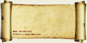 Jagodinka Jazački vizit kartica